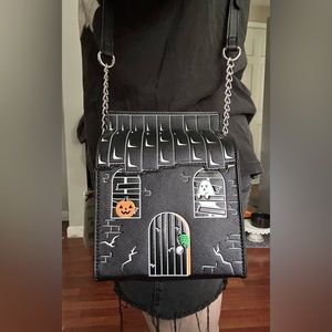 NWT MAD Engine haunted house purse